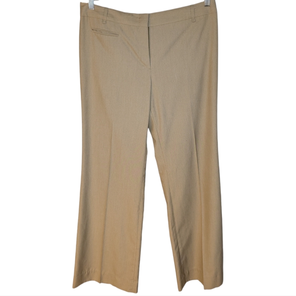 NWOT BCBGMaxAzria Camilla Classic Work Pants Tan Size 10 👖✨